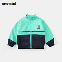 MQDMINI 童装儿童外套男童梭织上衣中小童休闲外出服 外套绿色 140