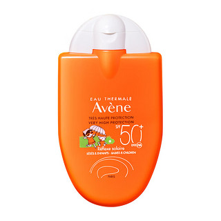 Avene 雅漾 防晒霜女男士 军训户外身体防晒乳SPF50+ 敏感肌儿童法国进口30ml