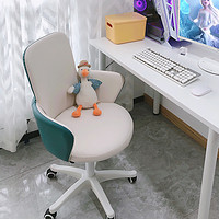 OUJI 欧吉 椅子卧室可爱电脑椅家用舒适旋转升降椅书房椅