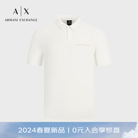 阿玛尼 EMPORIO ARMANIARMANI EXCHANGE24春夏AX男装短袖翻领纯色POLO衫