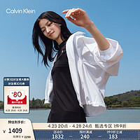 卡尔文·克莱恩 Calvin Klein Jeans24春夏女运动连帽凉感外套J224363 YAF-馥芮白 XS