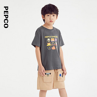百亿补贴：PEPCO 小猪班纳 童装2024夏装新款儿童短袖T恤中大童男童圆领上衣男孩潮