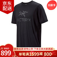 ARC'TERYX 始祖鸟 ARC’TERYX）Arc'Word Logo Shirt SS 男款鸟标印花纯棉透气圆领短袖T恤（80kg-90kg）尺码偏大