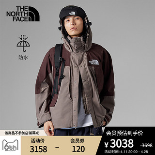 TheNorthFace北面UE先锋设计拼色硬壳冲锋衣男防水23秋新款83PD