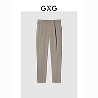 GXG 男装 商场同款卡其色套西西裤 22年秋季新品