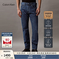 Calvin Klein【 CK极简裤】Jeans24春夏男士复古纯棉直筒牛仔裤J326628 1A4-牛仔蓝 29