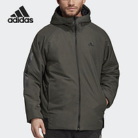 adidas 阿迪达斯 官方正品男子冬季保暖连帽户外运动棉服 DZ1399