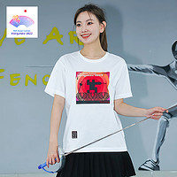 19TH ASIAN GAMES HANGZHOU 2022 杭州亚运会 场馆系列T恤新款跑步运动圆领短袖透气上衣男女