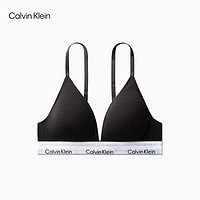 卡尔文·克莱恩 Calvin Klein 内衣女可拆垫无钢圈三角杯文胸QF5650 001-太空黑 S 70A-75A