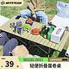 Miyeteam 觅野户外露营野餐防水耐腐加粗卷桌便携折叠圆管桌