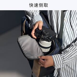 卓尔（K&F CONCEPT）摄影双肩包户外专业相机包佳能索尼复古微单反摄影背包大容量两机多镜相机背包双肩式