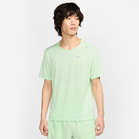 NIKE 耐克 RISE 365 PERFORMANCE 男绿色短袖针织衫