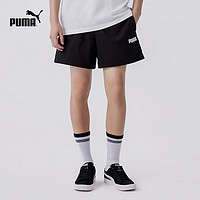 PUMA 彪马 官方 新款男子运动休闲短裤 ESS WOVEN SHORTS 683488 黑色-01 XS(165/66A)