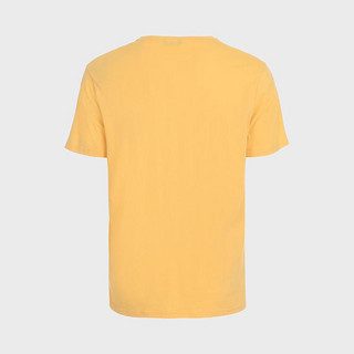 Massimo Dutti 男士街头潮酷刺绣logo短袖T恤