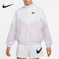 NIKE 耐克 官方正品秋季新款女子运动休闲立领夹克外套DM6186-102