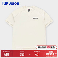 FILA 斐乐 FUSION x FACETASM斐乐潮牌男子针织短袖衫2024夏季新款T恤