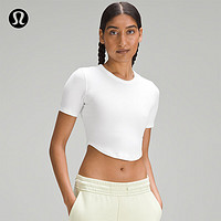 lululemon丨Hold Tight 女士短款 T 恤 LW3GS1S 白色 6