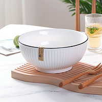 几物森林 8英寸纯色陶瓷碗具套装餐具碗碟盘套装米饭碗汤碗面碗家用 山田