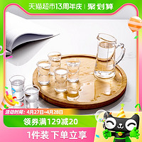 88VIP：blinkmax 丽尊 白酒杯套装家用分酒器小酒杯高档酒盅12只酒具量醒酒器带刻度