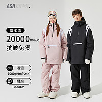 PONTAPES ASHGREEM滑雪服套装套头装备防水滑雪装备上衣外套情侣款男女外套