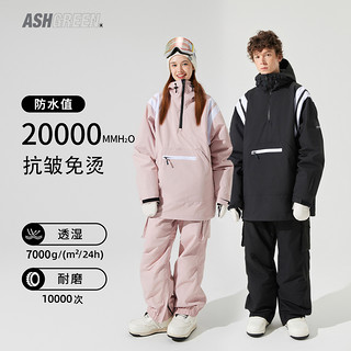 PONTAPES ASHGREEM滑雪服套装套头装备防水滑雪装备上衣外套情侣款男女外套