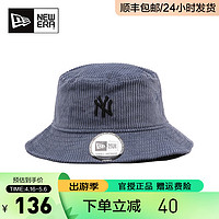 NEW ERA 纽亦华 帽子男女MLB系列NY洋基队灯芯绒宽檐遮12589911 12589911 ML