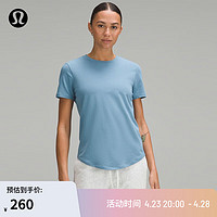 lululemon丨Love 女士圆领 T 恤 透气 LW3EPFS 湛蓝 2