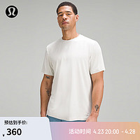 lululemon丨License to Train 男士运动宽松款短袖 T 恤 LM3EIVS 米白色 XS