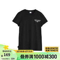 PUMA 彪马 官方 夏季新款女子休闲刺绣短袖T恤 TEAM TEE 624706 黑色-01 S(155/80A)