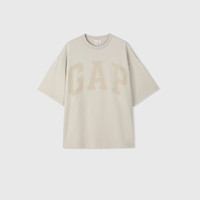 Gap 盖璞 男女夏季短袖T恤 889779 灰白色 M