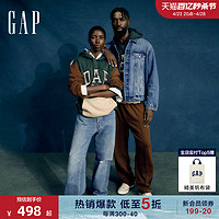 Gap 盖璞 男女同款抓绒保暖连帽卫衣撞色情侣装838149