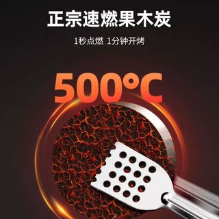 一次性烧烤炉烤架烧野餐炉具户外便携式家用小型果木炭无烟套装