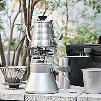 HARIO V60OUTDOOR咖啡手冲壶 8件套 户外便携式手提袋套装