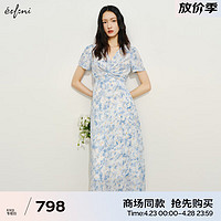 伊芙丽（eifini）伊芙丽连衣裙1F4390682 蓝色 165/88A/L