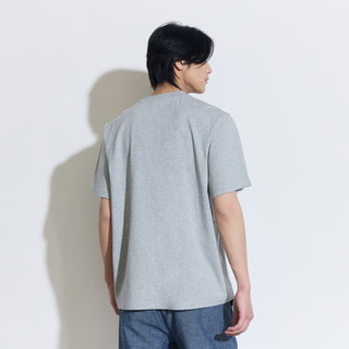 Gap 盖璞 男女夏季纯棉圆领短袖T恤 460846 灰色 L