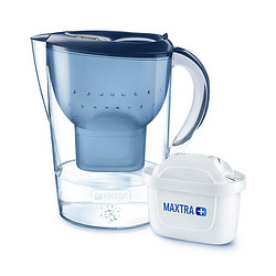 BRITA 碧然德 濾水壺 Marella海洋系列3.5L藍色 1壺1芯 凈水器家用 過濾壺 自來水過濾