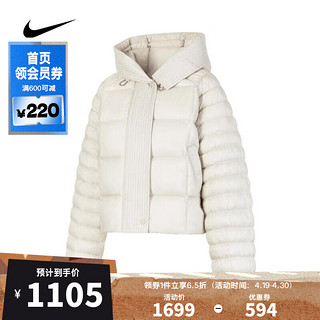 NIKE 耐克 女子AS W NSW ESSNTL PRIMA PUFFER厚棉服 FB8730-104 XS