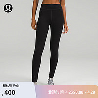 lululemon 丨Keep the Heat 女士运动高腰紧身裤 28" LW5EHIS 黑色 0