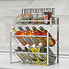 DELWINS 304不锈钢厨房调味品置物架 收纳酱油瓶调料罐架子调料架台面用品