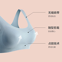 DAPHNE 达芙妮 无痕内衣女运动夏季薄款抹胸防走光小胸聚拢文胸无钢圈夏天