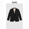 GXG 男装22年春季新品商场同款正装系列黑色套西西装