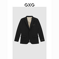 GXG 男装22年春季新品商场同款正装系列黑色套西西装