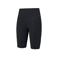 XTEP 特步 女子时尚运动跑步健身鲨鱼裤 正黑色 XS