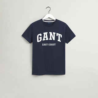 GANT 甘特 男士印花美式休闲短袖T恤 2003129