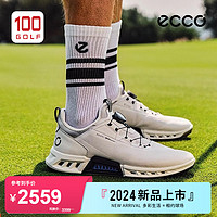 ecco 爱步 高尔夫球鞋男24全新健步C4系列防水透气舒适缓震运动鞋