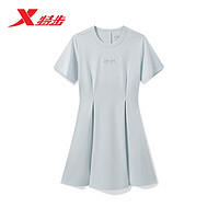 XTEP 特步 女子运动休闲时尚连衣裙876228810061 冰粉蓝 M