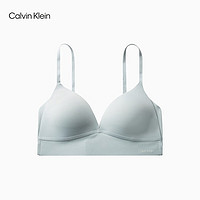 卡尔文·克莱恩 Calvin Klein 内衣女士舒适无痕软支撑薄垫无钢圈美拉德三角杯文胸QF6022AD 8HO-远天蓝 34C 推荐75C