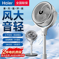 百亿补贴：Haier 海尔 空气循环扇家用电风扇遥控台地两用3D循环摇头定时节能落地扇