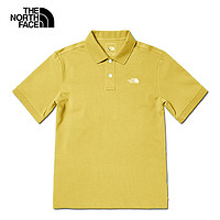 北面 短袖Polo男户外舒适透气棉T恤24款上新87UX 黄色/QOA M