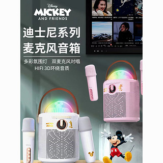 Disney 迪士尼 一体机大音量音箱话筒家用户外大容量专业家庭ktv音响